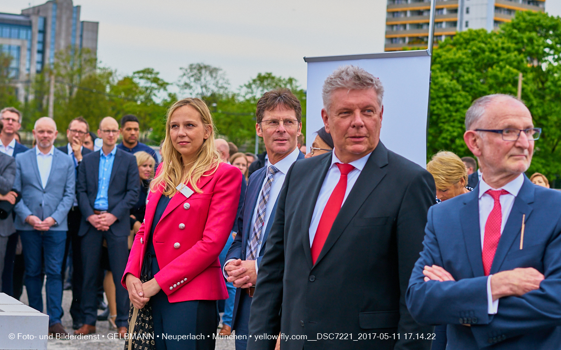 11. Mai 2017 - Grundsteinlegung für die LOGE und dem Kulturquadrat in Neuperlach